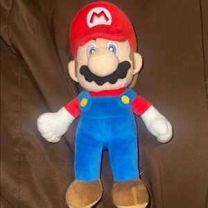 Super Mario Plush Toy - Red, Blue, and Brown